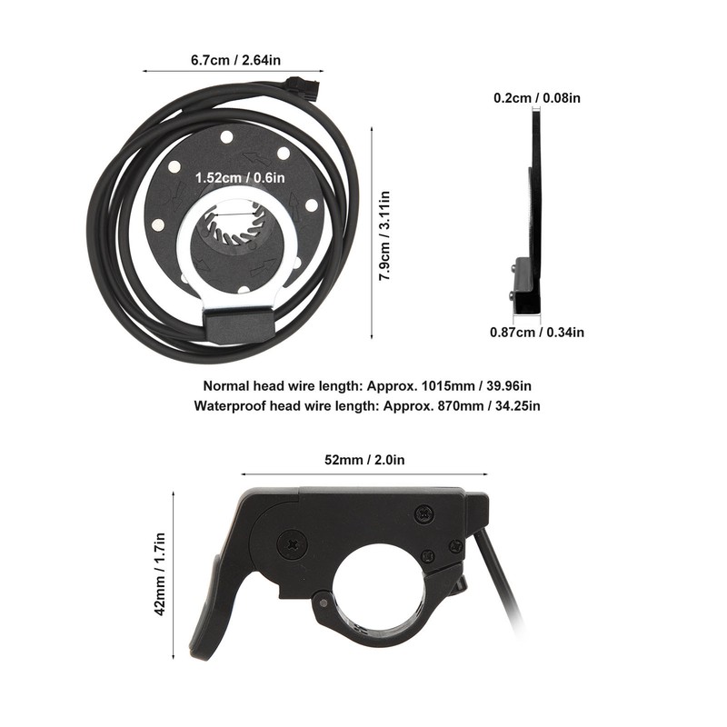 36V 48V 250W Electric Bike Conversion Kit Motor Controller Thumb