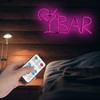 BAR Letters Shaped LED Neon Light Shop Signs Light for