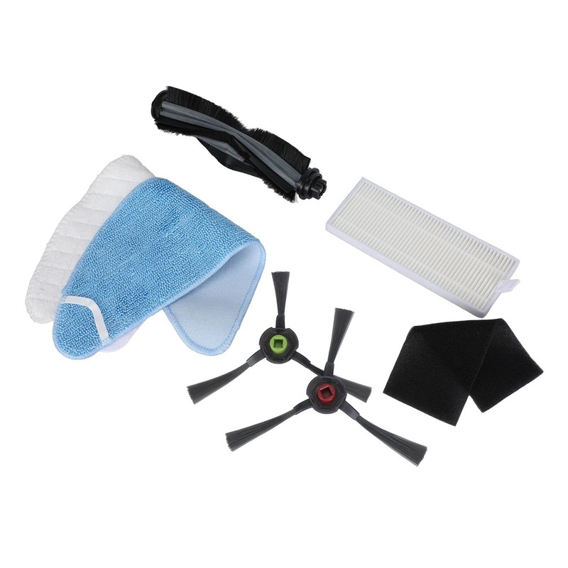 Vitdipy Sweeper Accessories Kit, Washable Rolling Brush Side Brush Filter