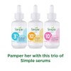 Simple Booster Serum Collection 3 piece Gift Set with a