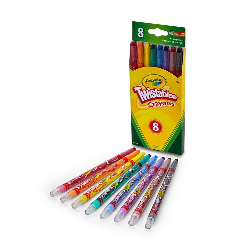 Crayola Twistables Crayons, School Supplies, 8ct