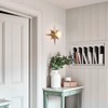 VILUXY Flush Mount Ceiling Light, Satin Nickel Star Light Fixtures