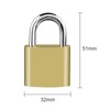 Nutabevr Pack of 3 Padlocks, 32 mm Small Lock with