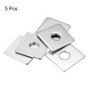 sourcing map Square Washer, 5pcs M12x40x40x3mm 304 Stainless Steel Square