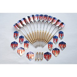 Dartpfeile 12 Turnierpfeile WA von Empire®Dart mit Stahlspitzen+Zubehör
