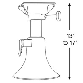 Springfield Marine Belle Pedestal ADJ 13"-17"