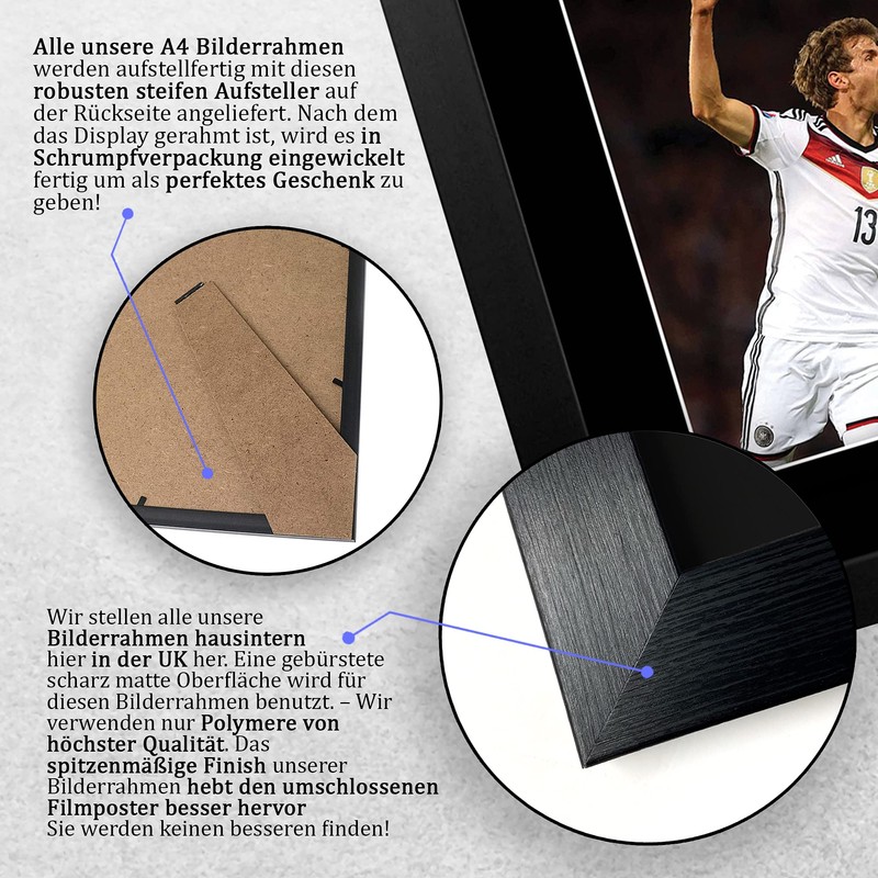 HWC Trading A4 FR Thomas Muller Germany Gifts Printed Autograph