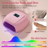Purtato 126W Cordless Rechargeable UV LED Nail Lamp with Large