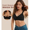 HACI Women's Front Closure Full Coverage Back Support Posture Bra