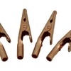 ProTechTrader Solid Copper Alligator Clips (4 pack) - Soldering Heat