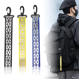 NHPY Pack of 3 reflector pendants, reflective pendants, reflector pendants, school bag reflector, running reflectors, reflector children, reflective key fob