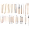 42Pcs Clay Tools Set Pottery Sculpting Carving Trimming Scraper Knife