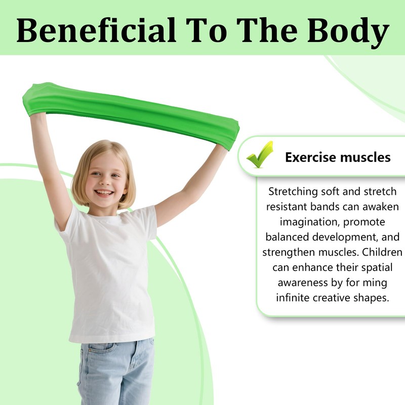 Kids Stretch Band Focus Tool, 30" Resistance Band for Kids