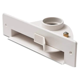 Central Vacuum Automatic Dustpan in White or Black Sweep Inlet Vacpan Vac Dust Pan