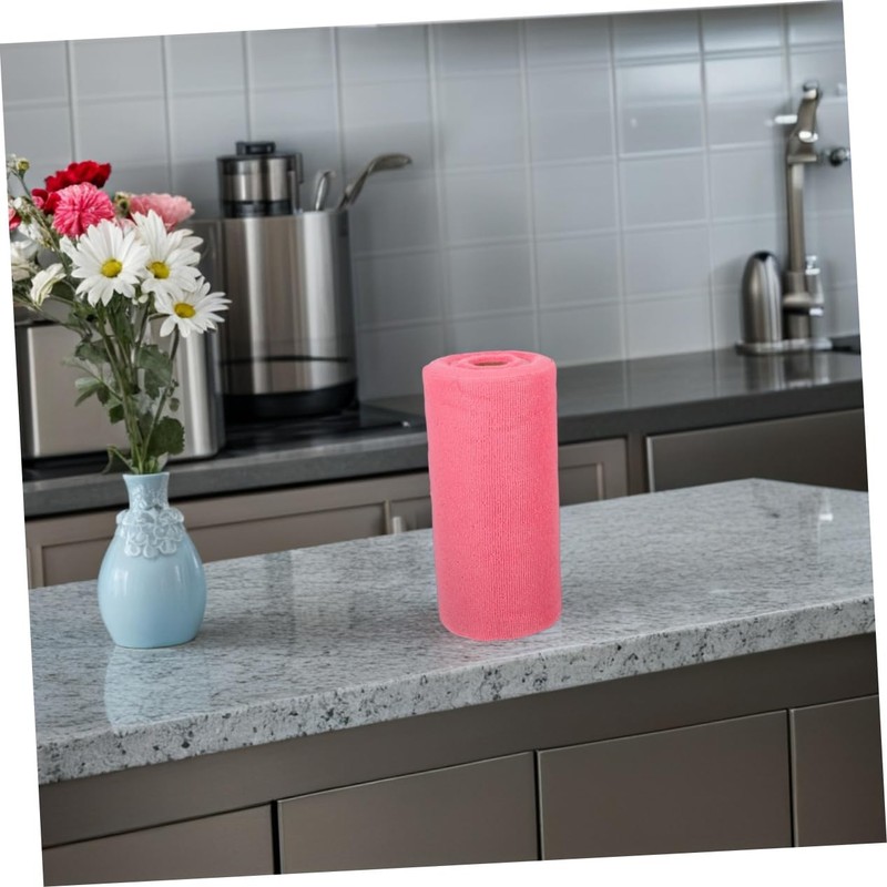 FOMIYES 1 Roll Microfiber Dish Cloth Roll - 25 Cm