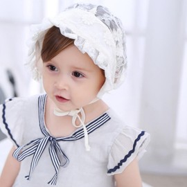 Kisangel 1 x Baby Lace Hat Toddler Hat Guardian Angel Keyring Tiara Hats Adorable Lace Cap Baby Lace Cap Summer Headwear Baby Hat Lace Hat Newborn White, White