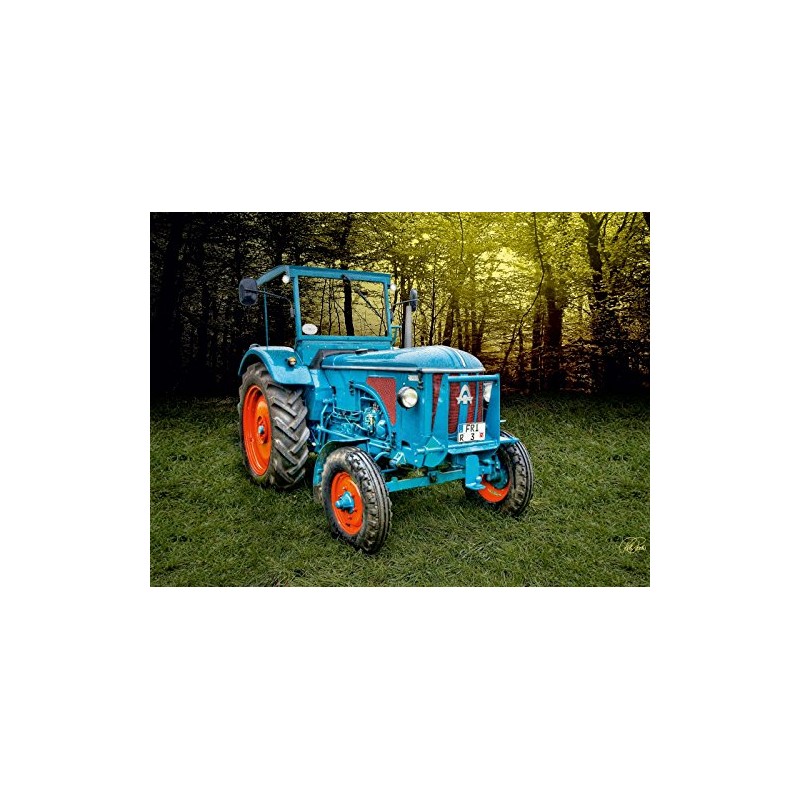 Oldtimer Traktor Hanomag (Puzzle)
