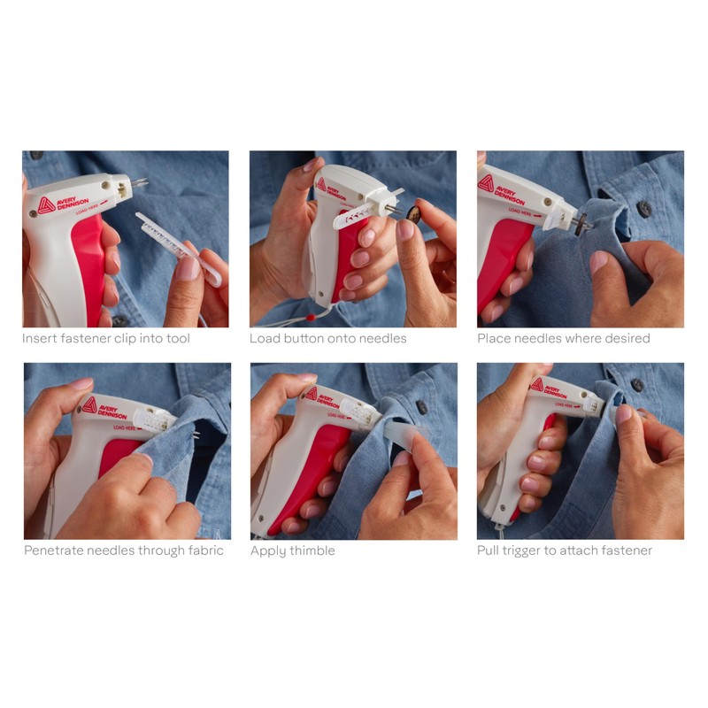 Buttoneer Button Fastening System - NEW and Improved! - Attaches