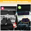 XCBYT Square Car Window Shades for Side & Windshield -