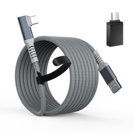 DUOSI Link Cable for Oculus Quest 2, 16FT USB 3.2 Gen 1 to Type C Link Cable Compatible with Quest 2 Accessories, High Speed Data Transfer and Fast Charging for Oculus VR Headset and Gaming PC