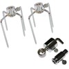 BBQ Rotisserie Spit Chicken Forks for 8mm Square Skewer &
