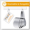 TILUCK Stainless Steel Measuring Cups & Spoons Set, Cups and