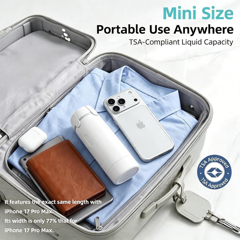 4 in 1 Travel Dispenser Bottle, Leakproof Refillable Toiletry Containers