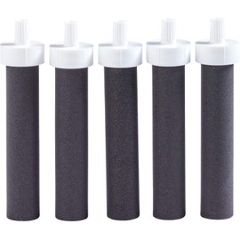 Brita Water Replacement Filters, 5 Count, Black