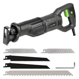 GALAX PRO 120V Reciprocating Saw, 6.0 Amp Variable Speed Corded Reciprocating Saw with1-1/8" Stroke Length, 2800RPM and 6" Max for Wood, Metal, PVC Pipe Cutting