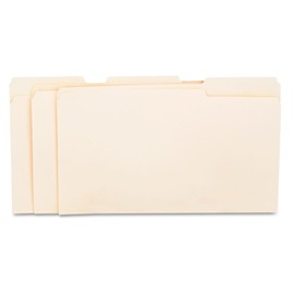 File Folders Manila, Universal 15113 File Folders, 1/3 Cut Assorted, One-Ply Top Tab, Legal, Manila, 100/Box