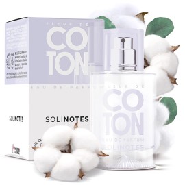 Solinotes Fleur de Coton Eau de Parfum 1.69 Fl Oz Unisex Floral Fragrance