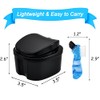 Keedolla- Pack de 2 estuches de viaje para prótesis dentales