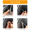 Alamic Universal Cable Tie Buckle, Heavy Duty Self-Locking Zip Ties,