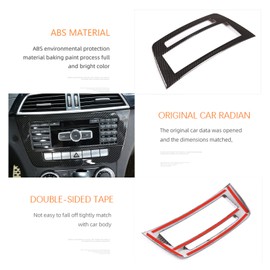 DIYUCAR ABS Plastic Car Center Console for Benz C Class W204 C180 C200 2010-2014 Accessories