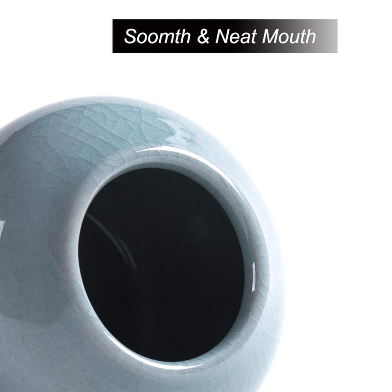 KnocKconK Mini Pet urn, Small Ceramic Ash Funeral Burial Box,