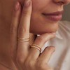 Stacking Gold Rings for Women Non Tarnish Dainty 14K Gold