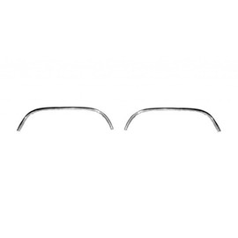 For Chevy Tahoe 1995-2000 Wheel Arch Molding Driver and Passenger Side | Pair | Rear | Chrome | Plastic | GM1790106, GM1791105 | 15546459, 15546460
