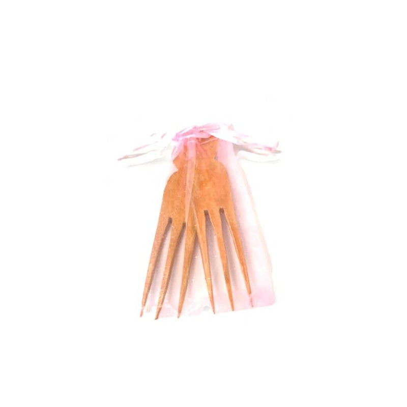 African Three Tail Cutting/Parting Comb,