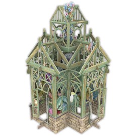 Paper D'Art - 3D Pop Up Greetings Card - The Tropical House
