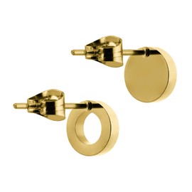 Liebeskind Berlin Ladies’ Stud Earrings, Stainless Steel, Stainless Steel, Gold