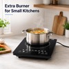 Portable Induction Cooktop, 110V Countertop Single Burner - 8 Power