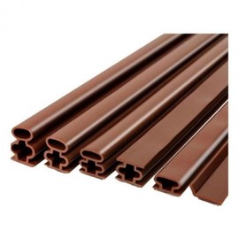 Door Gap Seal Strip - Rubber Weather Stripping for Front Doors (Noise, Wind, Draft Block) 6m - Cold Protection 10x10mm