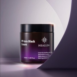 Aesthetic Healen Pipitane Black Cream 100ml Nutrition Cream Skin Barrier Regeneration Elasticity High Density Wrinkle Improvement Whitening Effect / 에스테틱 힐렌 피피테인 블랙 크림 100ml 영양크림 피부장벽 재생 탄력고밀도 주름개선 미백효과