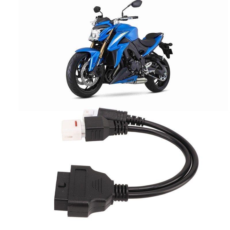 3pin 4pin Motorcycles OBD OBD2 Adapter Cable Easy Fault Detection