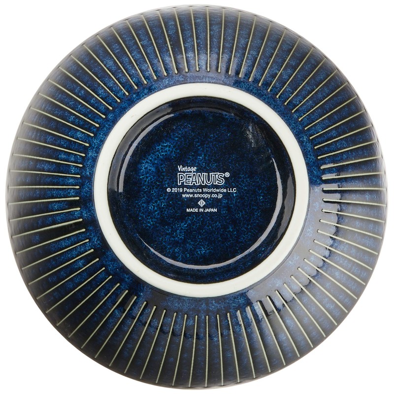 Kaneshotouki 614115 Peanuts Snoopy Indigo Noodle Bowl