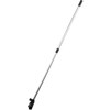 ForPro Extendable Salon Broom, Non-Scratch Rubber Bristles, Aluminum Handle Adjustable