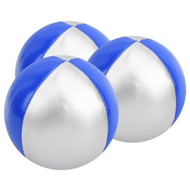 3Pcs Variety Show Juggling Toss Ball Indoor Leisure Sports Fun Puzzle Educational Toyblue/silver