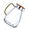 Sosoport 1Pc Capacity Glass Water Pitcher with Lid Practical Cold