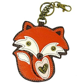 Chala Fox Key Fob Coin Purse, Fox Lover Gift