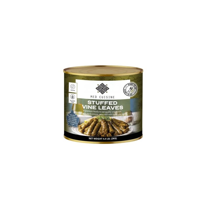 Med Cuisine Dolmades SVL, Hojas de Uva Rellenas, 2 kg